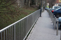 zunanja ograja, samostoječi stebrički